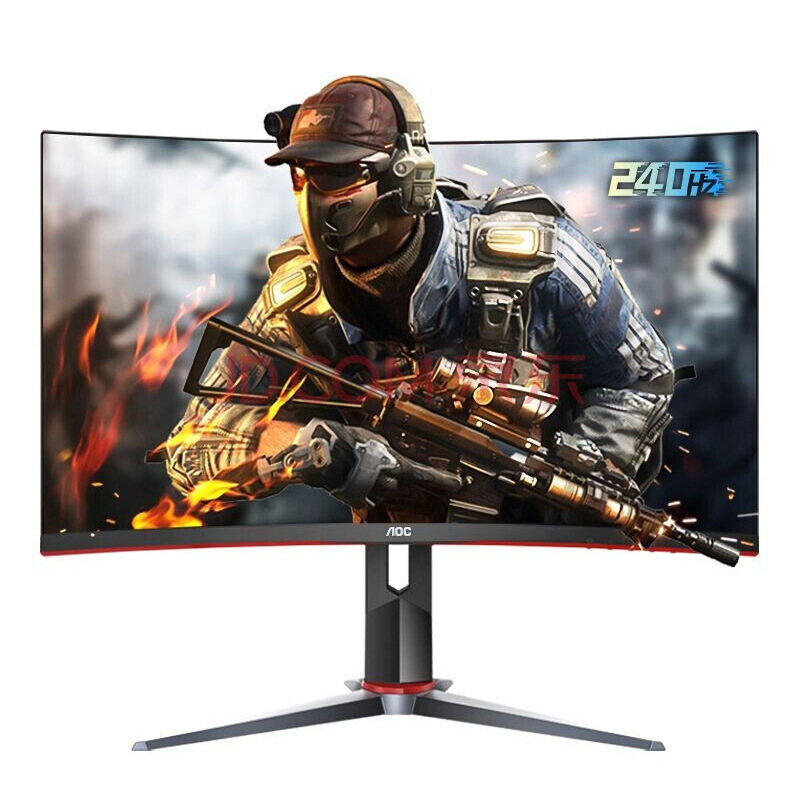 Aoc Monitor 2224 Inch 144Hz E-Sports 27 Curved Ips Monitoring Display 2K Lcd Wholesale Large Screen
