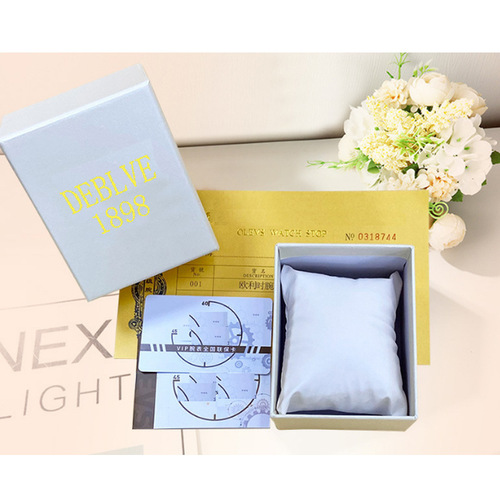 Single shot will not be sent. Order with watch. Watch box. Imitation leather top and bottom cover watch box. Fashion watch box gift box.