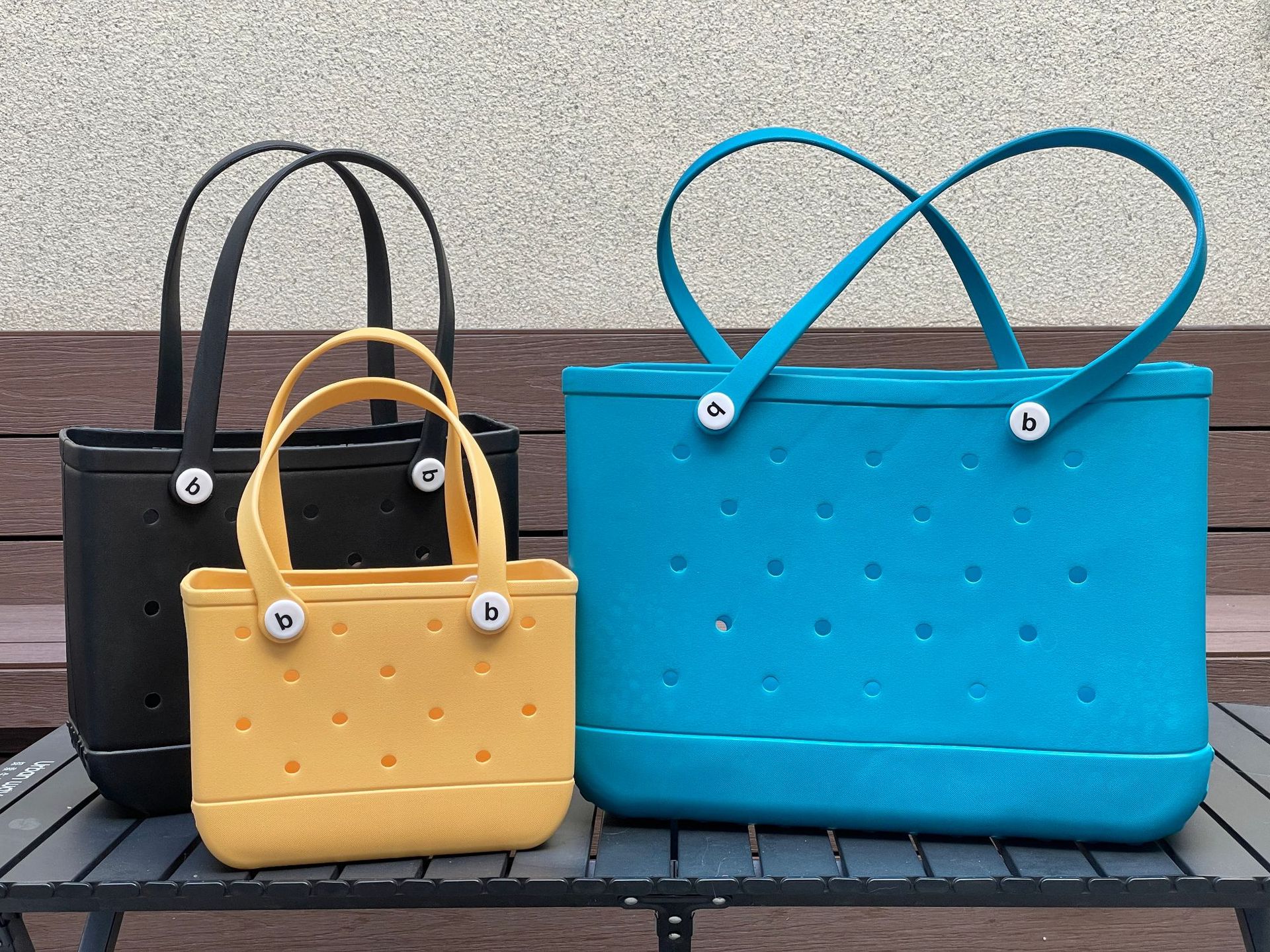 840g Weight Open Closure Type Double Handle Strap Type Tote Bag Bags Type Casual Occasion EVA Material Solid Color Pattern Spring&Summer Season Women's Gender Streetwear Style Square Shape Medium Size Women's Medium EVA Solid Color Streetwear Square Open Tote Bag 8