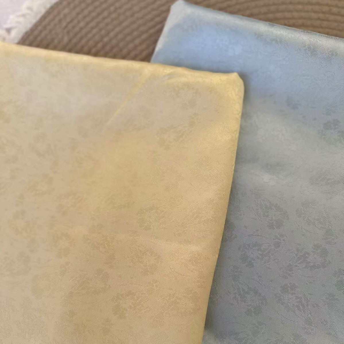 民族服汉服明制补服暗纹提花面料暗花色织布料bjd娃衣绣花底布055