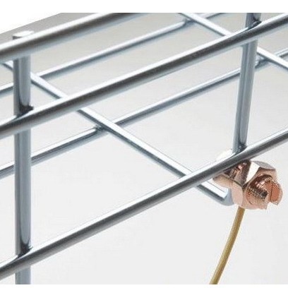 卡博菲式网格桥架接地螺栓钢架铜裸铜绞线夹