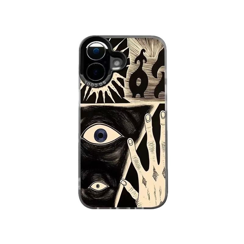 Nueva personalidad europea y americana aplicable iPhone 16 funda para teléfono móvil Apple 15promax/14 comercio exterior transfronterizo 13pro12