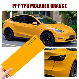 TPU Avtomobil Rəng Dəyişdirmə Filmi PPF McLaren Narıncı Özünü Bərpa Edən