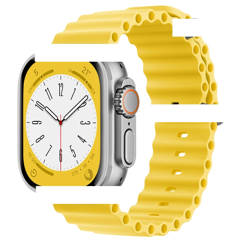 Подходит для Apple Ocean лента Official Sports Silicon Apple Watch10 лента Ultra2 Новый