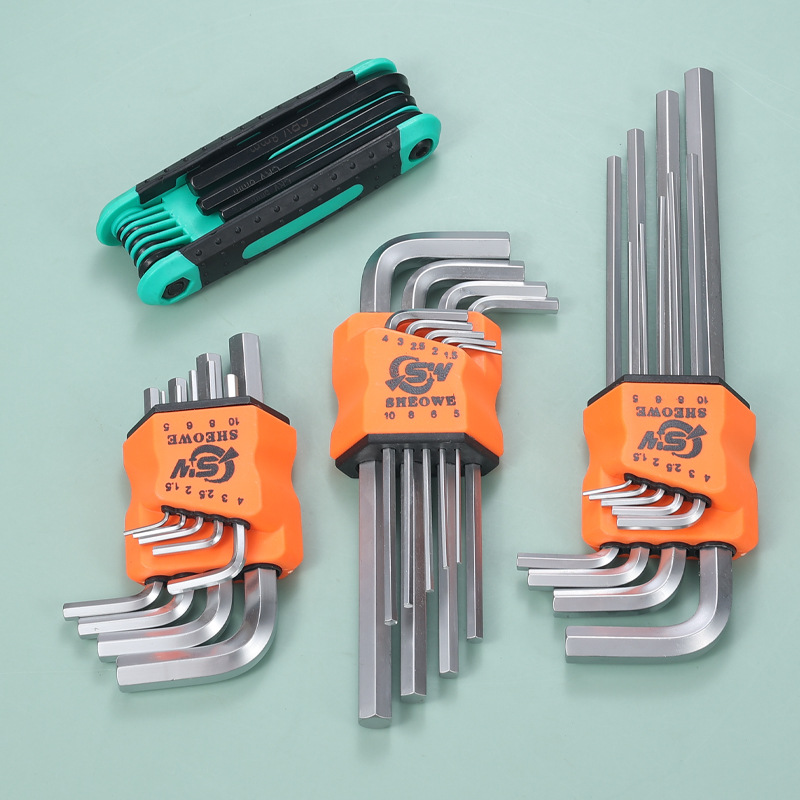 Fábrica al por mayor hexágono socket Comercio exterior cabeza plana hexágono socket traje hexágono llave