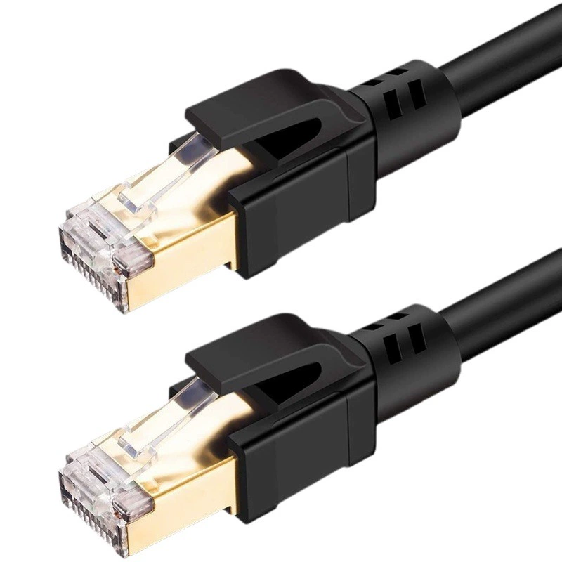 Трансграничный новый продукт Сетевой кабель 10G из чистой меди категории 8, соединительный кабель RJ45 с отделкой из бескислородной меди CAT8, высокоскоростная сетевая перемычка