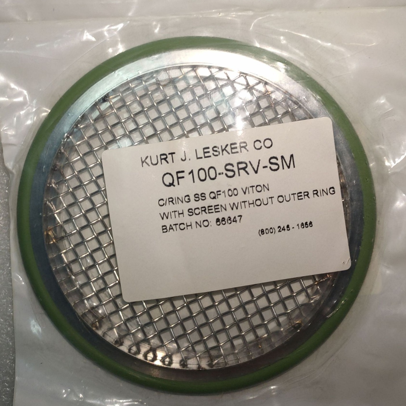 Kurt  J·Lesker  QF100-SRV-SM ISO100 带筛网