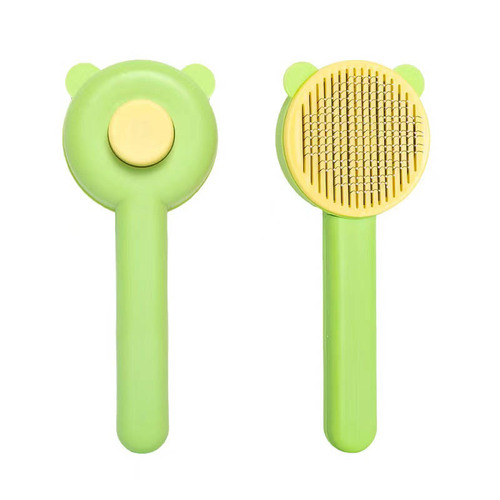 Cross-border best-selling pet comb cleaning and grooming cat hair removal steel needle comb dog hair removal brush supplies
