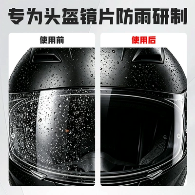 Automotive glass defogging agent repellent spray for rainy days