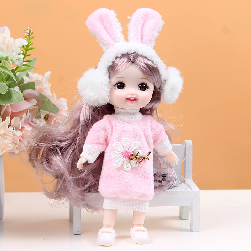 17 cm caja de regalo conjunto de marea constante muñeca Barbie muñeca muñeca cambiante articulaciones muñeca estand móvil