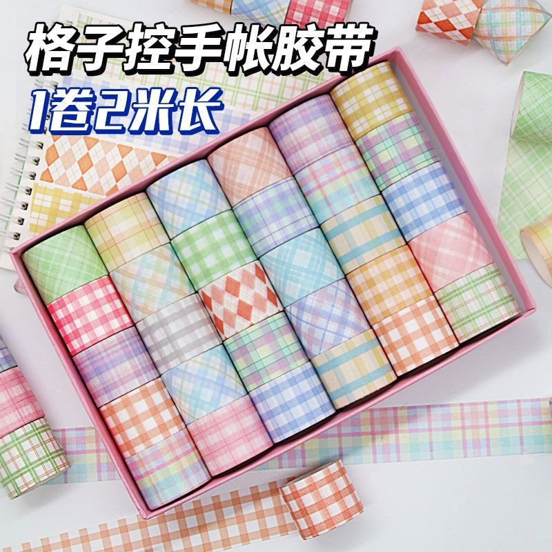 Cintas adhesivas de contabilidad de mano de sal adorables ins pequeños pegatinas decorativas frescas diy estilo idílico control de mano conjunto de cinta adhesiva de contabilidad