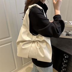 卸売ちょう結びバッグ大容量の女性のファッションカジュアルショルダーバッグ 2025 新しい pu 高品質トートバッグ