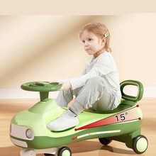 儿童电动扭扭车可坐大人妞妞车女宝宝小孩子溜溜车新款摇摆车静音