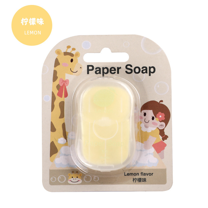 50 piezas de jabón portátil desechable al aire libre mini toalletes portátiles para viajes de uso común papel de jabón