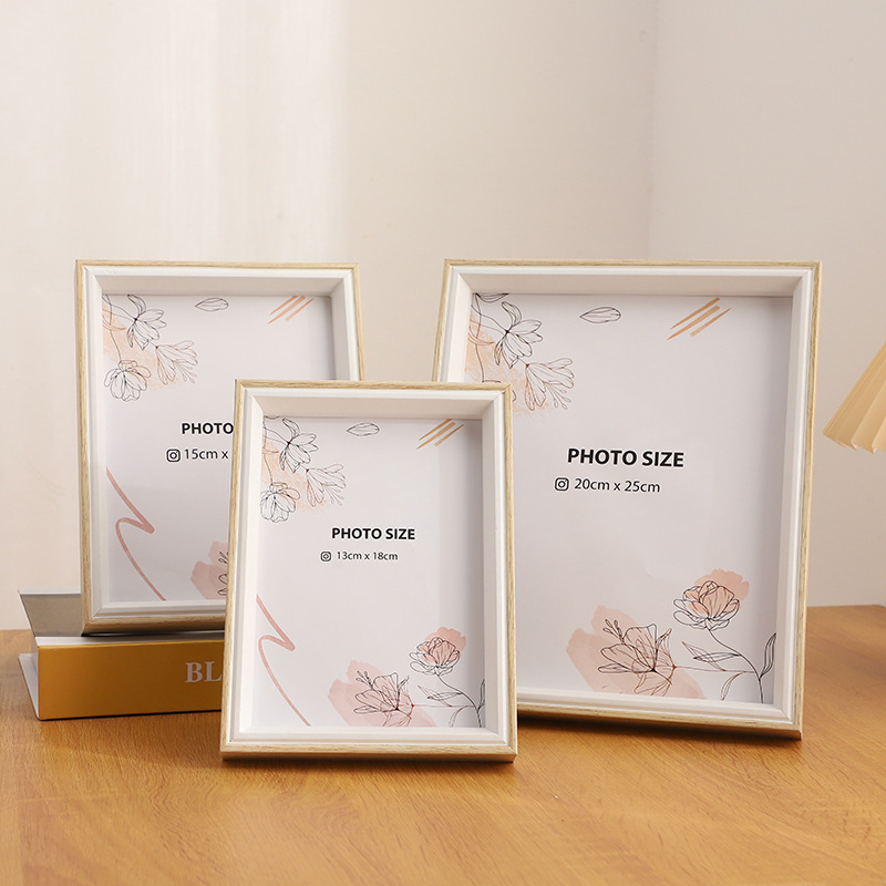 Log style hollow photo frame decoration solid wood photo frame desktop decoration 6-inch 7-inch 10-inch photo frame factory wholesale Log style hollow photo frame decoration solid wood photo frame desktop decoration 6-inch 7-inch 10-inch photo frame factory wholesale