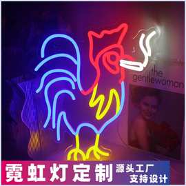 亚马逊跨境外贸霓虹灯发光招牌led广告装饰造型霓虹标识定 制