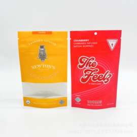 塑料自封烟草袋定糖果烟草异型防儿童锁特殊拉链铝箔印刷包装袋