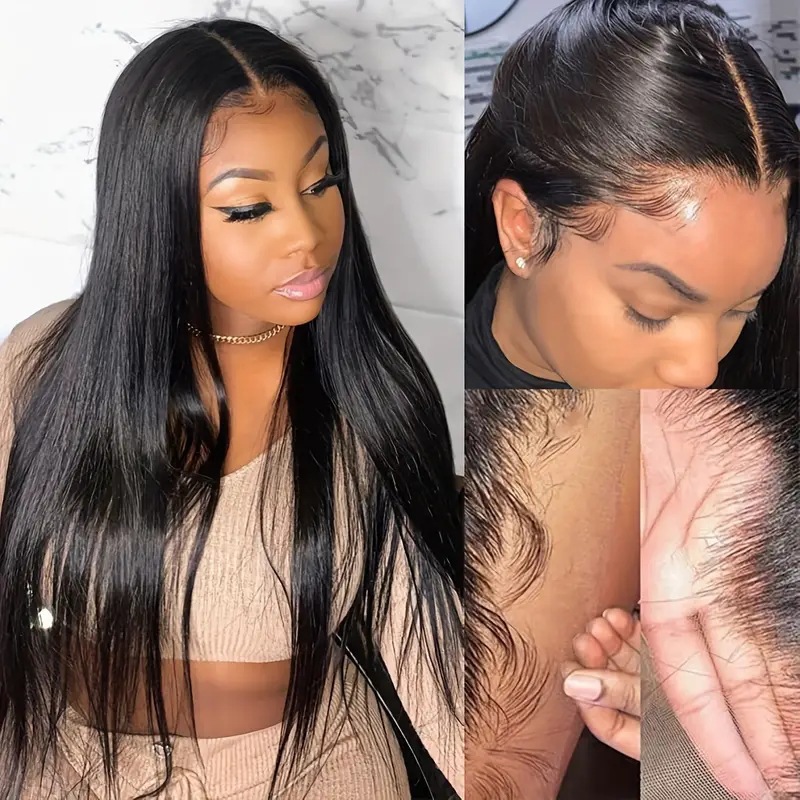 Unisex Gender Casual, Simple Style Style Unisex Casual Simple Style Holiday High Temperature Wire Long Bangs Long Straight Hair Wigs
