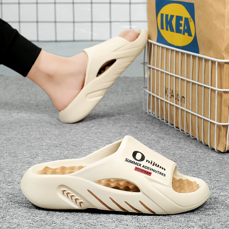 Тапочки мужские летние туфли с толстым дном