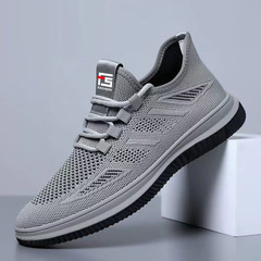 2023 Summer Men's Hosiery Breathable Sports Casual Shoes Simple and Versatile, Suitable for Middle-Aged and Elderly, Net Shoes with Soft and Slip-Resistant Soles