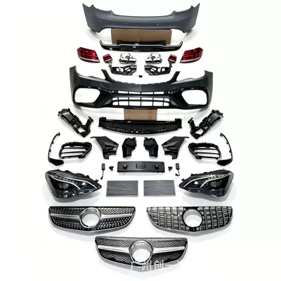 Bumpers, Sports Version Modification Kit, Big Surrounded - old-to-new-e63-complete-set