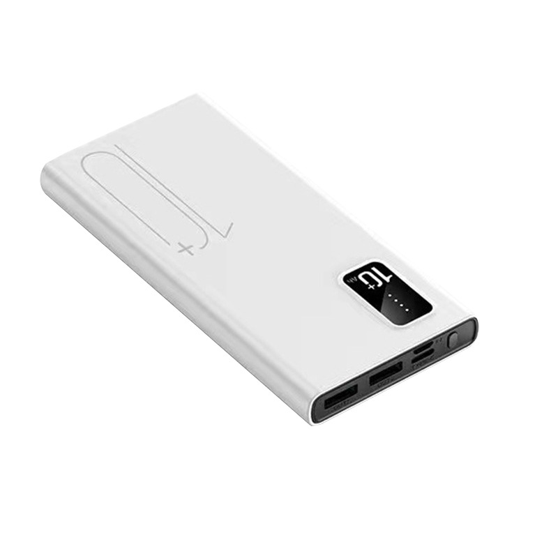 Gran capacidad LED cargar tesoro de viaje al aire libre pantalla LCD portátil compacta carga tesoro multipuerto fuente de alimentación móvil