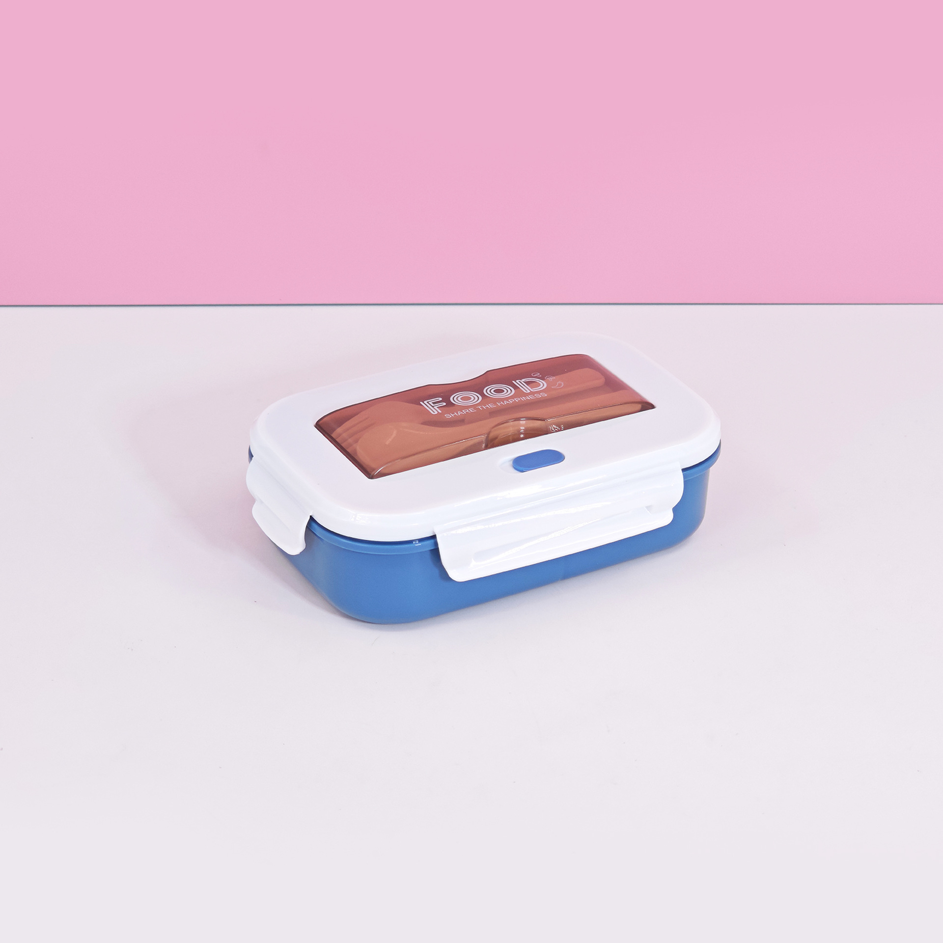 Lonchera de plástico PP al por mayor, de tres compartimentos, rectangular, de gran capacidad, portátil, apta para microondas, para estudiantes y uso doméstico.