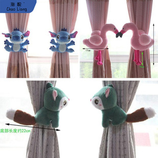 Cartoon Cute Curtain Tieback Doll Curtain Tieback Curtain Buckle (Pair) Free Shipping Wooden European Free Shipping
