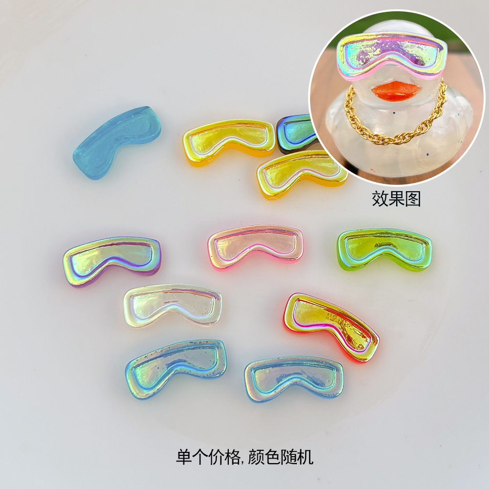 Accesorios de Juego Acuático Transfronterizos, Patito Amarillo, Sombrero de Ganso Blanco, Decoración de Bufanda, Juego de Regalo de Té con Leche y Limón Hecho a Mano. image 22