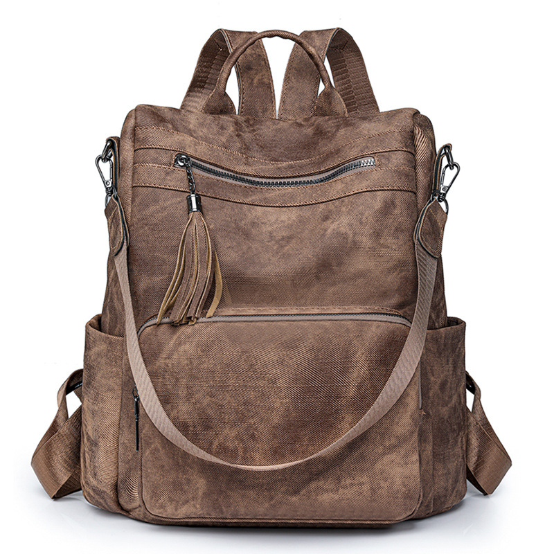 Nueva mochila antirrobo de moda casual, simple y versátil, mochila para mujer, bolso de viaje al por mayor