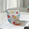 Hand -painted color beads cup