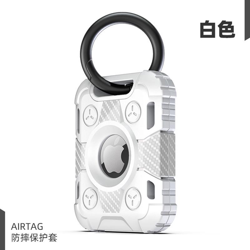 El logotipo se puede agregar para la cubierta protectora de goma suave de la cáscara TPU del perseguidor anti-perdido del tanque de Apple AirTag