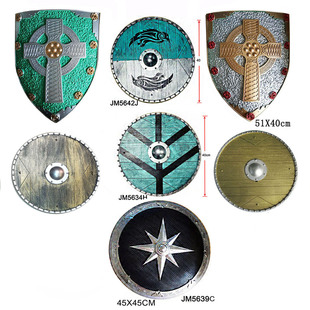 1 plastic dragon shield weapon props dark soul ancient weapon warrior role play ancient roman viking shield