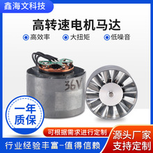70MM高转速电机低压36V暴力风扇吹风机低噪音直流无刷电机马达