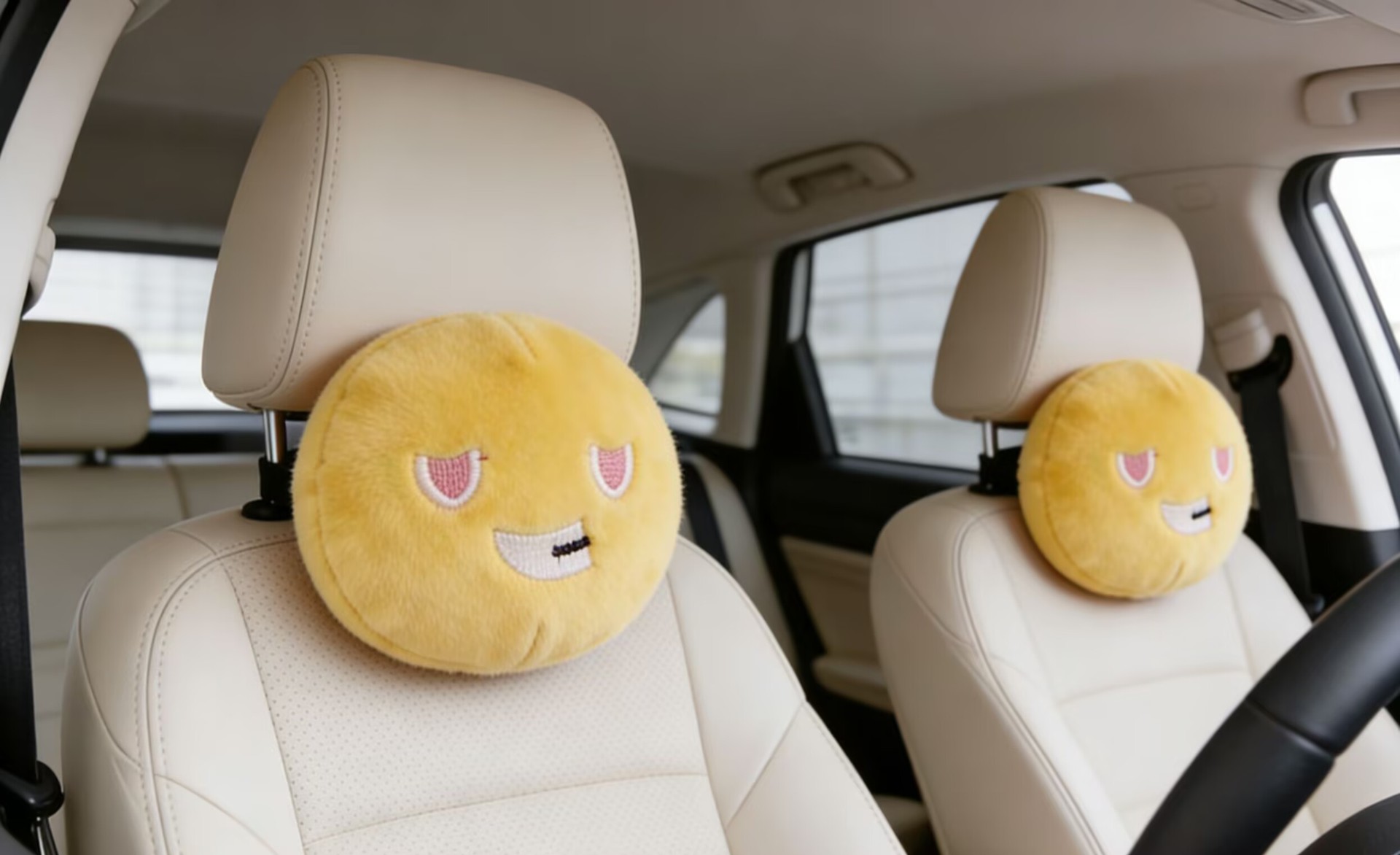 Mayday Emoji Car Headrest Pillow Neck Pillow Peripheral Car Plush Toy Cushion Car Decoration Mayday Collaboration