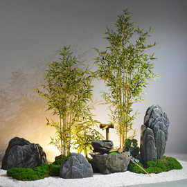 仿真植物造景仿真竹子盆栽中式风落地角落橱窗景观假绿植装饰盆景