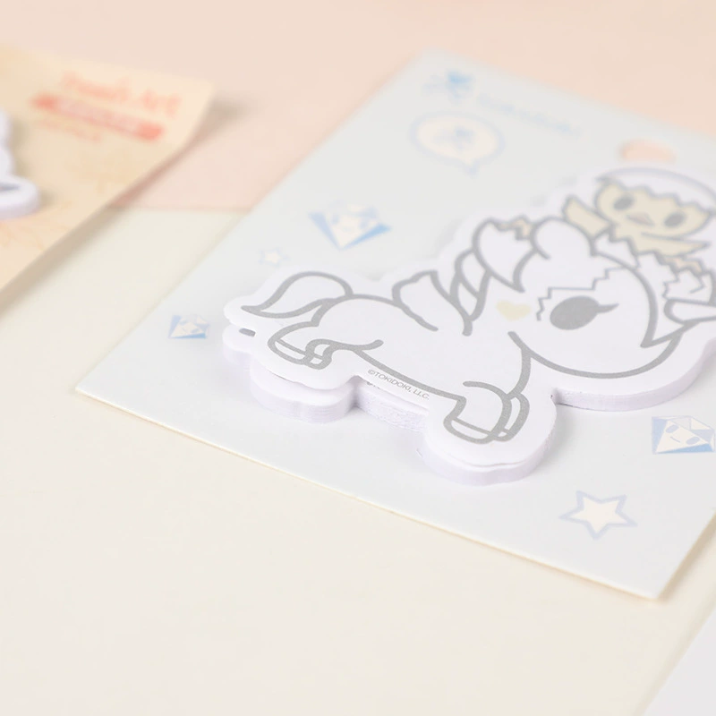 Фигурные бумажные стикеры (tokidoki) розовая серия, милые многоразовые заметки