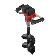 大功率锂电地钻农用松土挖坑机钻土机多功能园林打洞机手持打地机