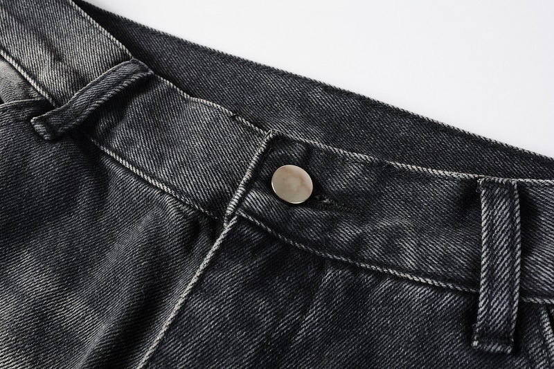 Jeans uomo vintage patchwork con gamba a zampa lavaggio chiaro_voghion.com