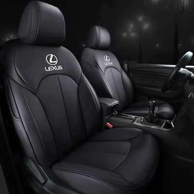 Suitable for Lexus Es200Es300Rx300Rx200Nx200Ct/Rc/Rz Seat Cover All-Inclusive Seat Cover (Modelə uyğun (Original) oturacaq örtükləri) - black-standard-edition-five-seats-nappa-leather-fully-surrounded-front-and-rear-rows