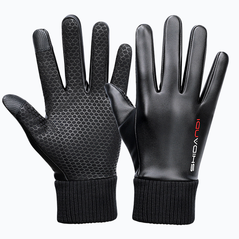 가죽 수직 표시-모든 손가락