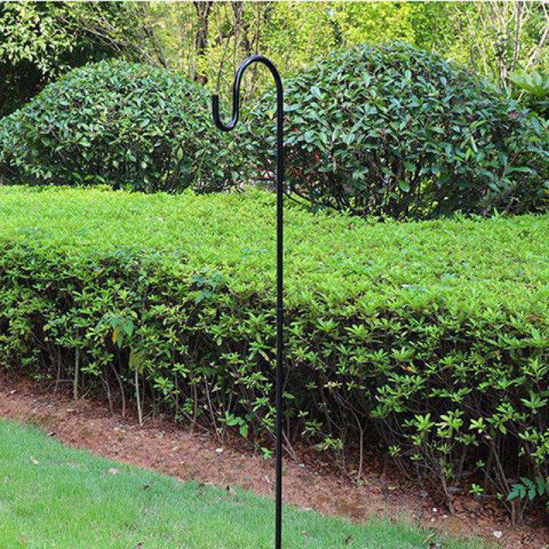 花园铁艺支架户外钩婚庆架子配各种太阳能庭院灯落地杆太阳能灯架