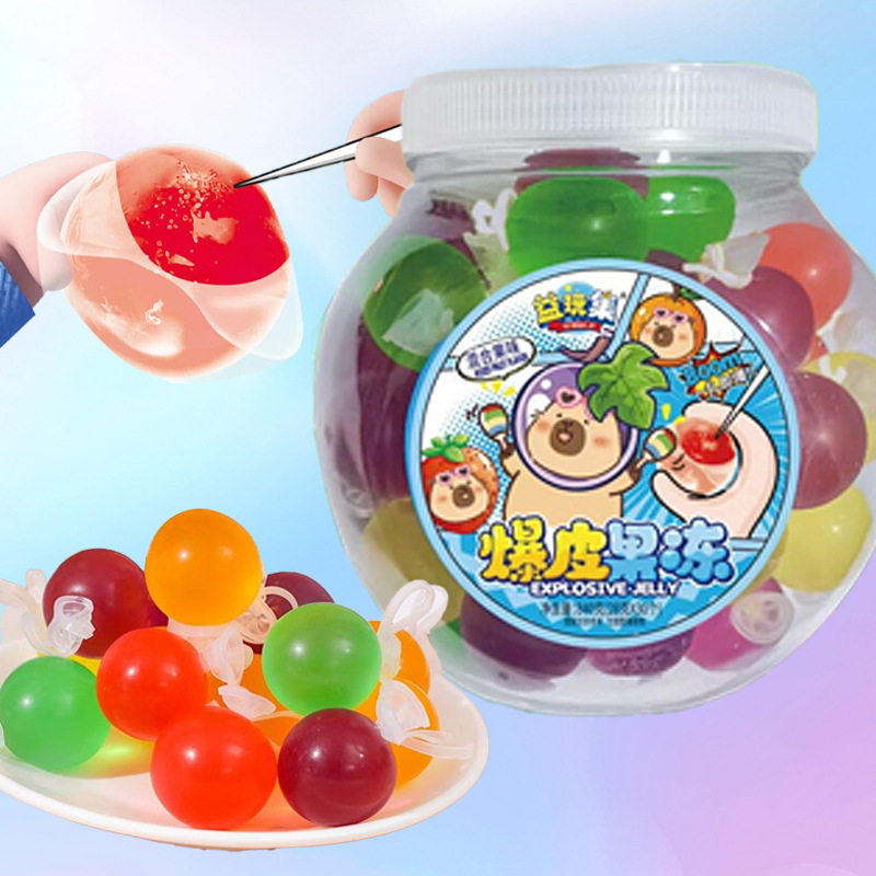 Pop-Up Jelly, Sweet and Sour Fruity, Popular Pop-Up Fruit, Fun and Creative, Delicious and Fun Kidsren's Snacks, Summer Jelly