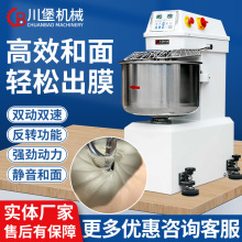 柏川变频静音双动双速和面机商用打面机15/25/50/75/100kg搅拌机
