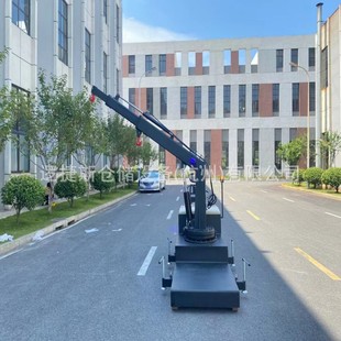 Non-standard counterweight type crane 2 tons high 2.8m mobile counterweight type electric rotary single-arm crane small crane