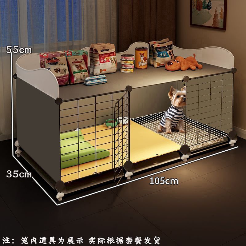新型狗笼子小型犬一室一厅一卫大空间带厕所分离狗窝豪华别墅|undefined