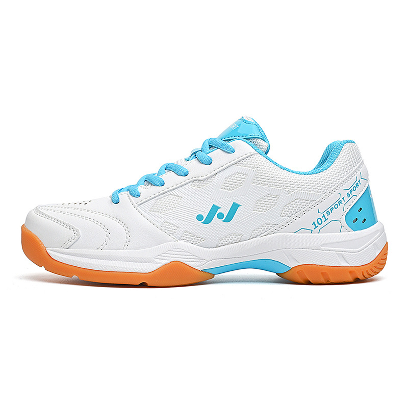 Comercio exterior nuevo tipo de zapatos de bádminton de pareja transpirables antideslizantes zapatos de entrenamiento de competencia