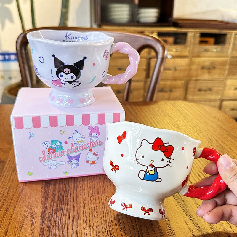 Culomy высокая керамическая кружка для дома и офиса, водяная чашка, милая кофейная чашка, подарок девушке