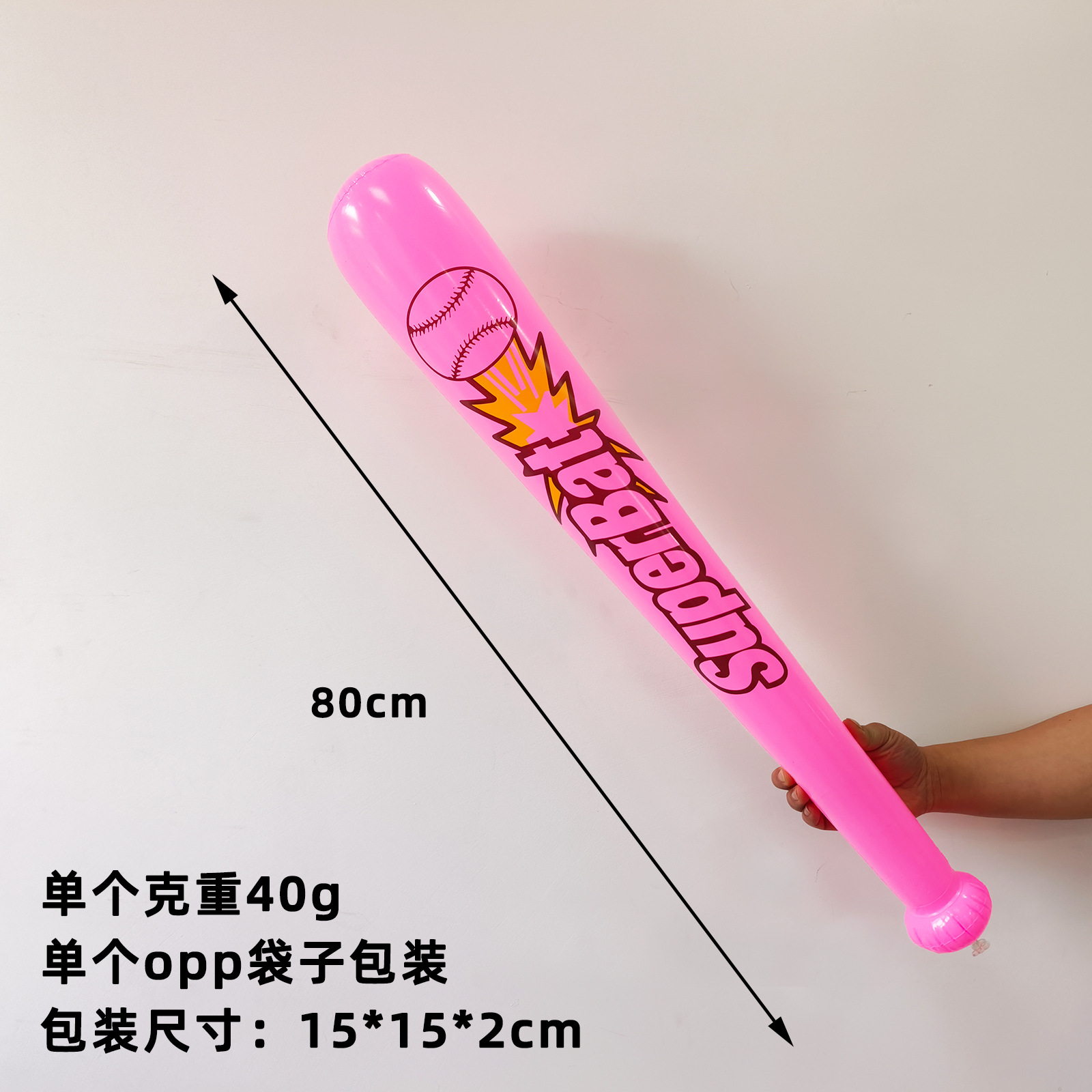 Bate de béisbol rosa 80