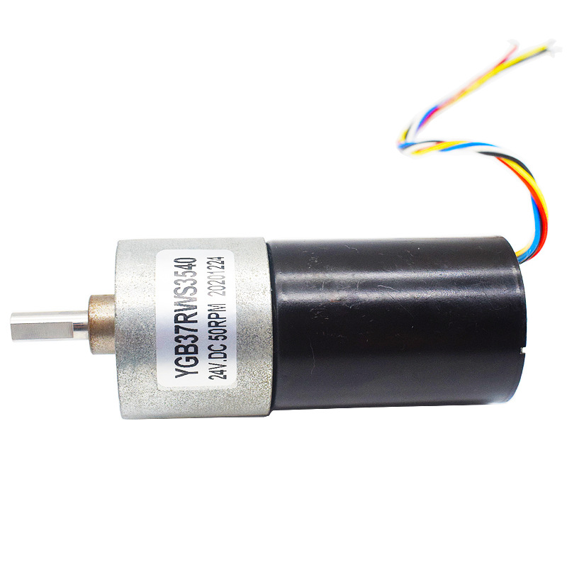 24V行星直流减速电机塑料行星齿轮箱环保设备减速有刷低噪音马达